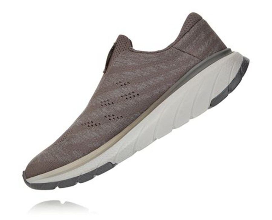 Hoka Australia One One Cavu 3 Slip - Mens Running Shoes Grey - FNKZY-4690